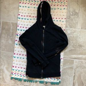 Authentic Burberry zip up hoodie